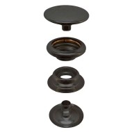 24-Line Brass Dull Black Snap Sets