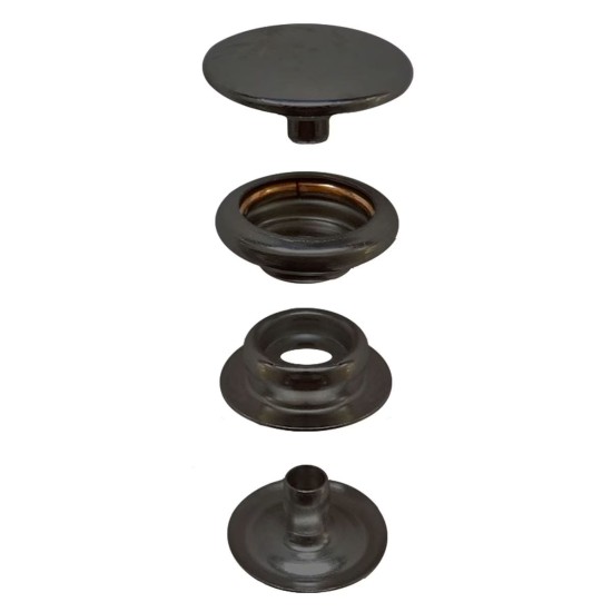 24-Line Brass Dull Black Snap Sets 24-Line Brass Dull Black Snap Sets