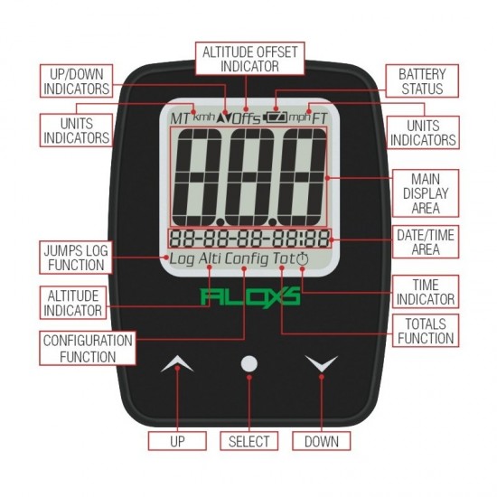 Parasport AloXs 2 Digital Altimeter Parasport AloXs 2 Digital Altimeter