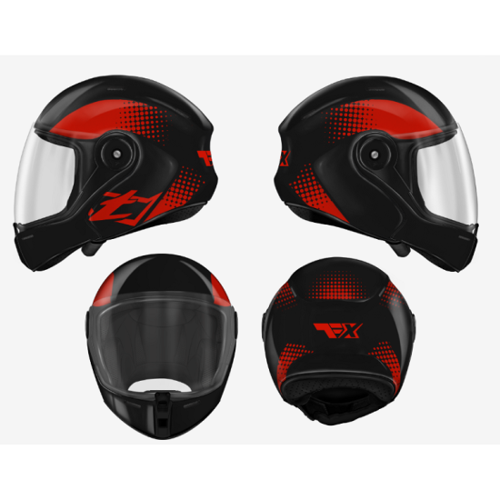 TONFLY TFX Impact Rated Full Face Helmet - Hand Paint TONFLY TFX Impact Rated Full Face Helmet - Hand Paint