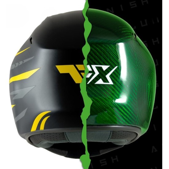 TONFLY TFX Impact Rated Full Face Helmet - ALUFINISH TONFLY TFX Impact Rated Full Face Helmet - ALUFINISH