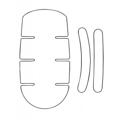 TONFLY TFX Helmet Spare Scratch Protector Film (PVC) TONFLY TFX Helmet Spare Scratch Protector Film (PVC)