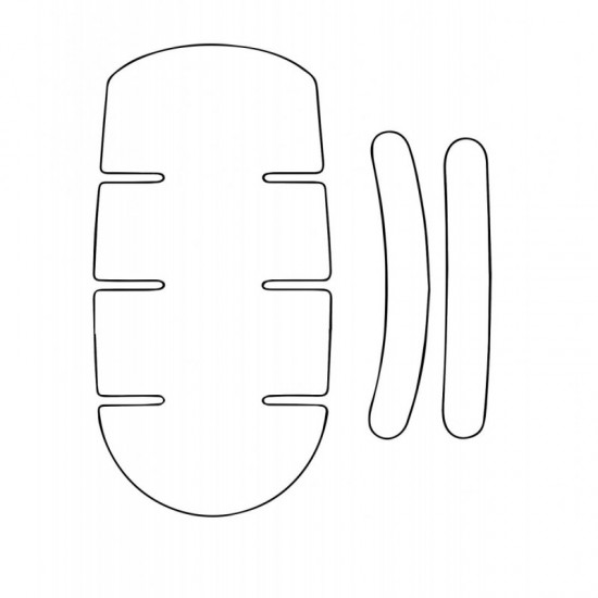 TONFLY TFX Helmet Spare Scratch Protector Film (PVC)