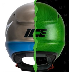 TONFLY ICE Impact Rated Multi Sport Helmet - ALUFINISH